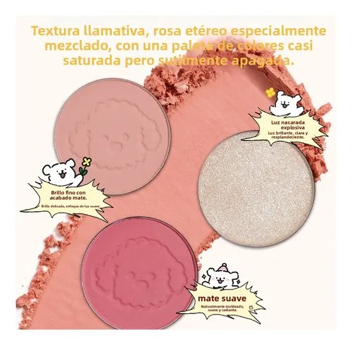 Miss Rose Rubor Mate Natural Iluminador Contorno Precio Bajo