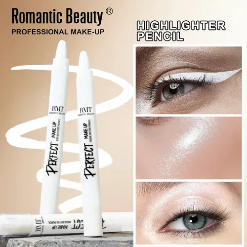 Lápiz Iluminador Maquillaje En Barra Blanco Romantic Beauty