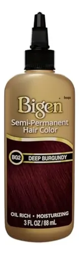 Tinte Semipermanente Para Cabello Bigen #bg2 Deep Burgundy,