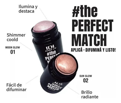 Iluminador En Barra Stick Glow The Perfect Match Idi Make Up