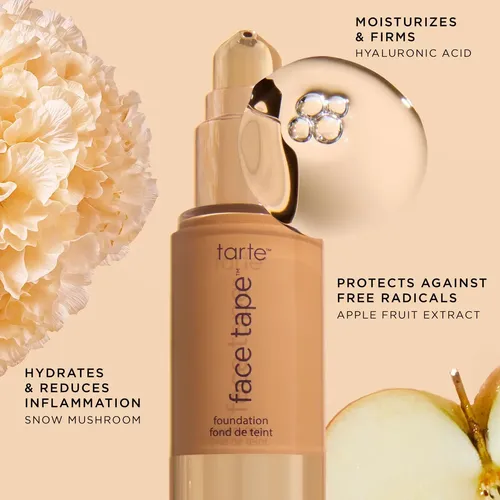 Base Face Tape De Tarte Base De Cobertura Con Acabado Mate Tono 29n light-medium neutral