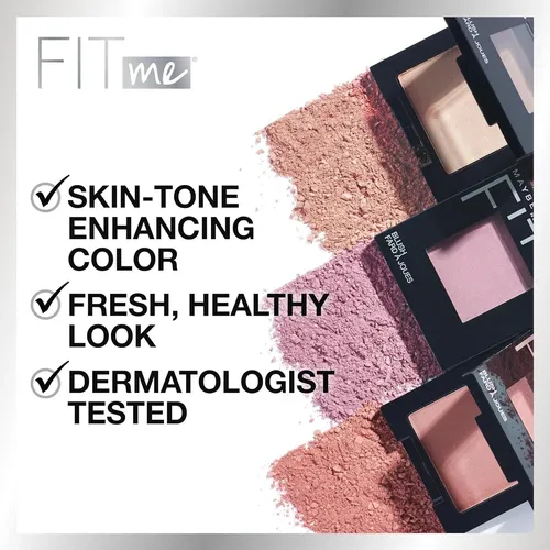 Rubor Maybelline Fit Me Ciruela Compacto Ligero