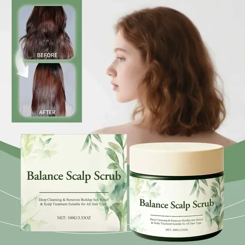Exfoliante Natural For El Cuero Cabelludo, Tratamiento