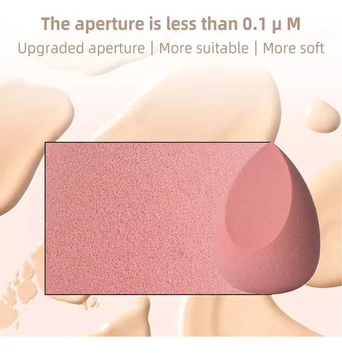 Costica – Juego De Esponjas De Maquillaje, Esponja De Belle. Color Rosa