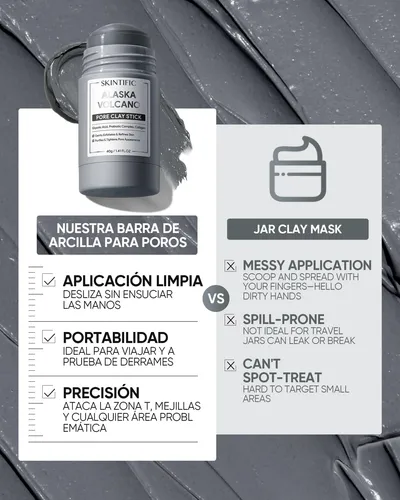 Barra Limpiadora Profunda En Barra Aamáscara Facial De Argil