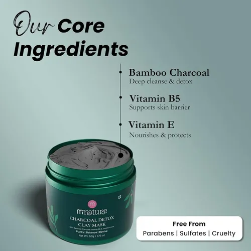 Máscara Detox De Carbón Para Hombres 50g
