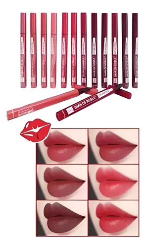 Labial Delineador Fibra Tattoo Mate Terciopelo Intransferibl