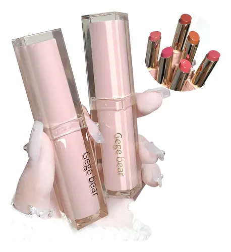 Gege Bear Smooth Water Gloss Lipstick Labial Hidratante