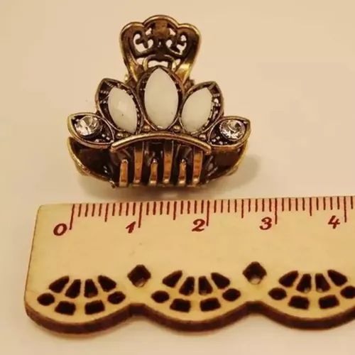 Broche De Metal Chico X 12 Unidades P/pelo Piranha