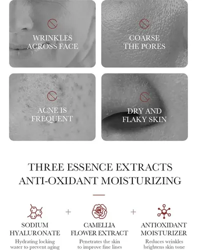 Set De Cuidado Facial Bioaqua Camelia 5 Piezas 425g