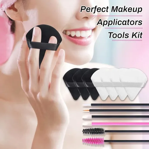 Set De Herramientas De Maquillaje Con Esponjas Y Brochas