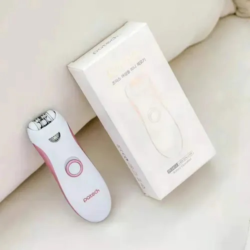 Depiladora Eléctrica Corporal Patech Pilas Vello Raiz Color Rosa Claro