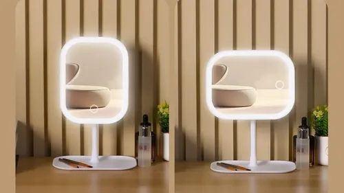 Espejo De Maquillaje Led, Espejo Con Luz De Relleno, Portáti