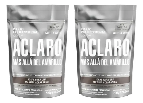 Polvo Decolorante Issue Aclaro Más Allá Del Amarillo X2