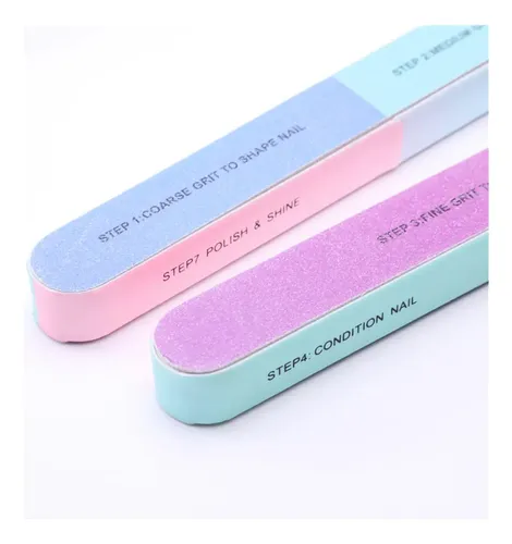 Cxy 8 Limas De Uñas Profesionales De 6 Caras Y 7 Pasos Cxy