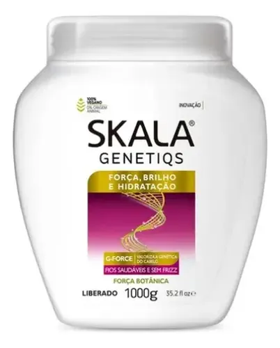 Mascarilla Crema Tratamiento Genetiqs o Glicólico Fuerza Brillo Skala 1kg