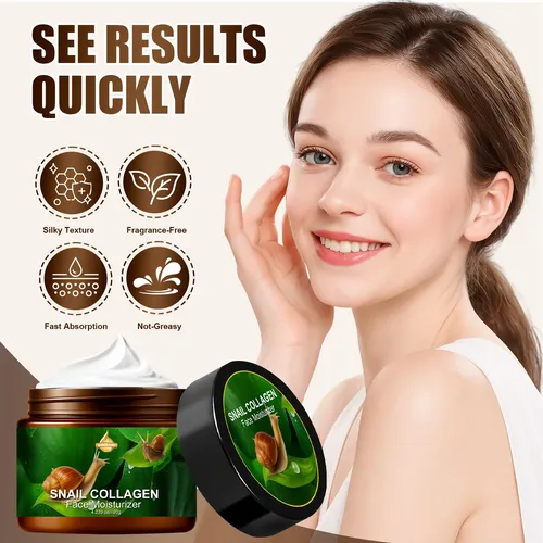 Crema Colágeno Caracol – Textura Seda Y Absorción Rápida