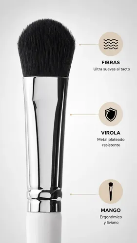 Pincel De Maquillaje Ojos Aplicador Sombras De Melody Scher