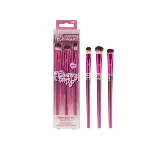 Set De Brochas Para Rostro Y Ojos Con Esponja