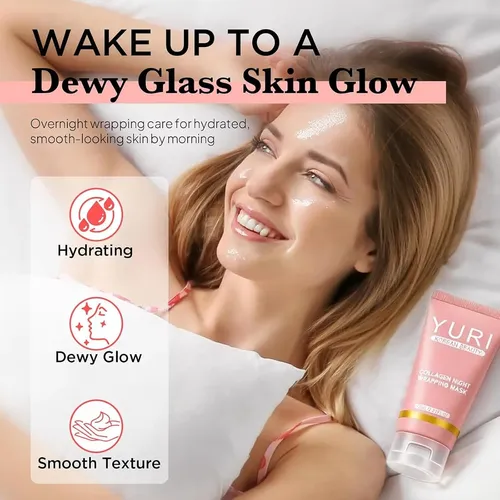 Mascarilla De Noche De Colágeno Yuri Mascarilla Facial Hidra