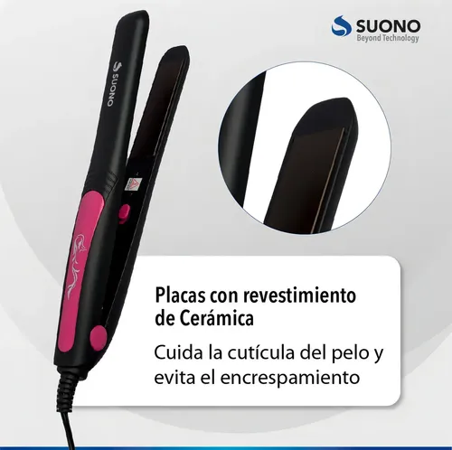 Planchita De Pelo Profesional Portátil Suono 40w