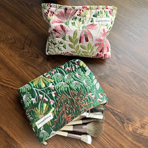 Bolso Maquillaje Organizador Viaje Neceser Pequeño Rosa