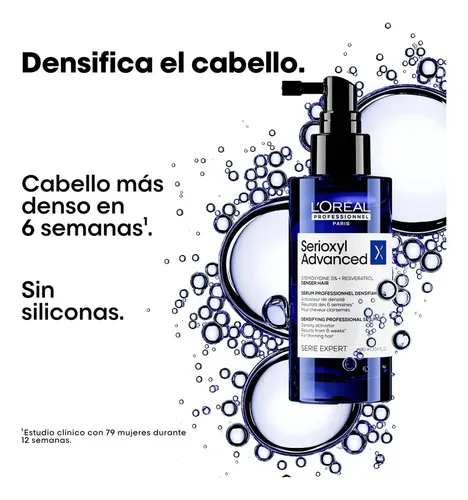 Kit Loreal Serioxyl Advanced Shampoo + Serúm Densificante