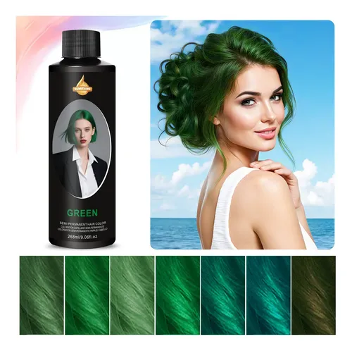 Tinte Semipermanente Para Cabello 268 Ml Green