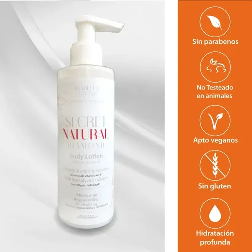 Crema Hidratante Corporal Con Colageno Hidrolizado Secret