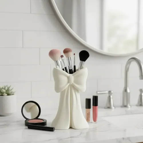 Moño Org P Brochas Estilo Moderno Glam