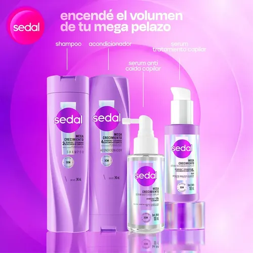 Acondicionador Sedal Mega Crecimiento 340ml