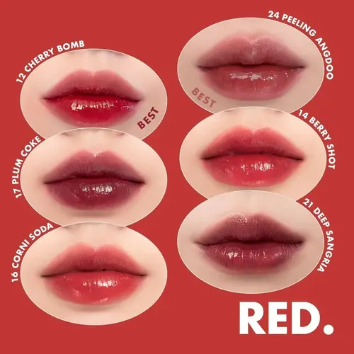 Labial Tinta Coreana Romand Juicy Lasting Tint tono #22 Pomelo Skin