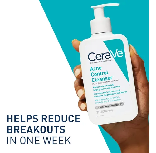 Limpiador Facial Cerave Con Ácido Salicílico Para El Acné