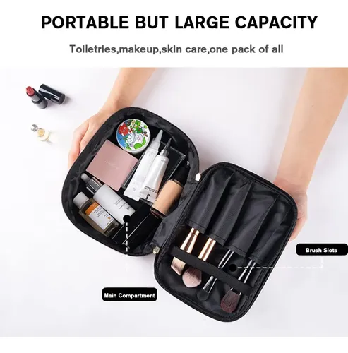 Bolsa De Maquillaje Fitini, Funda De Viaje Para Cosméticos D