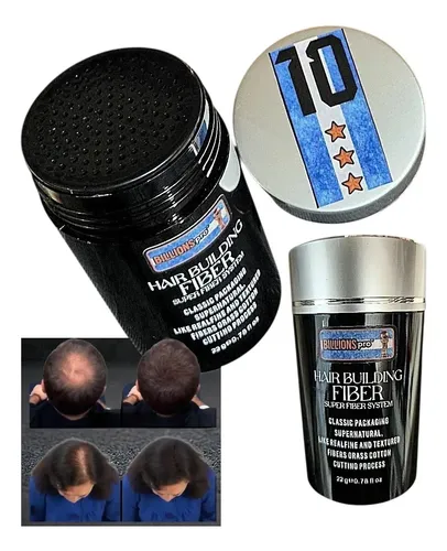 Kit  Fibras Capilares Alopecia Billions Pro Simil Toppik
