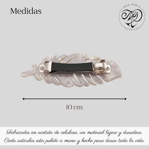 Hebillas Pelo Importadas Marqui Accesorios Naccar Blanco Blanco