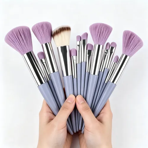 Set De Brochas Y Esponjas De Maquillaje, Para Maquillar Y De