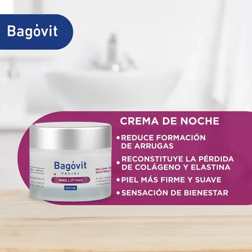 Crema Facial Pro Lifting Noche Bagóvit 55 Gr