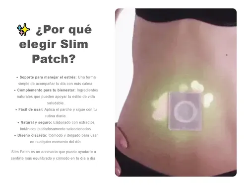 Parches Adelgazantes Slim Patch Quema Peso Celulitis X60