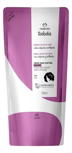 Rep Crema P Peinar Cab Rizado Mora Oleo Coco Tododia Natura