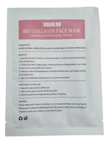 6u Mascarilla Hidratante Profunda Bio Colageno Act Anti-poro