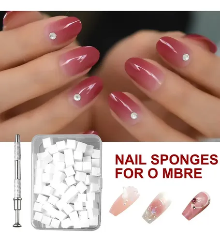 F Esponja De Uñas Esponja De Pintura De Uñas Agarrando F