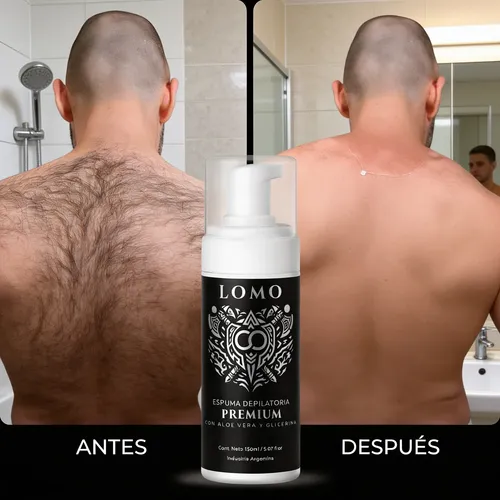 Pack X3 Espuma Depilatoria Íntima Masculina Lomo Sin Dolor