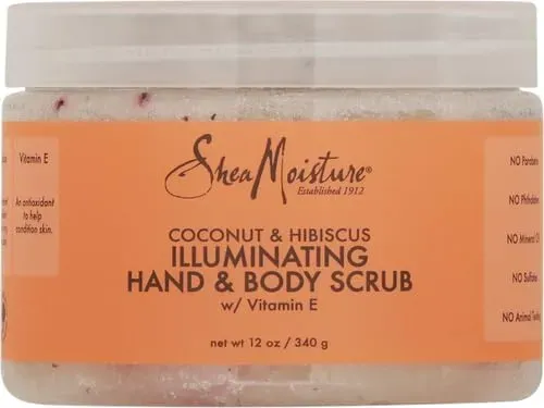 Exfoliante Corporal Sheamoisture, Coco E Hibisco, 12 Onzas