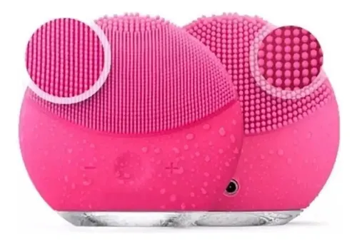 Cepillo Facial Eléctrico Exfoliante Rosa