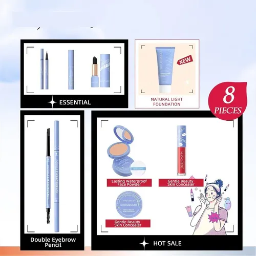 Set Maquillaje Meixier Corazón Regalo Ideal San Valent, 8 Un
