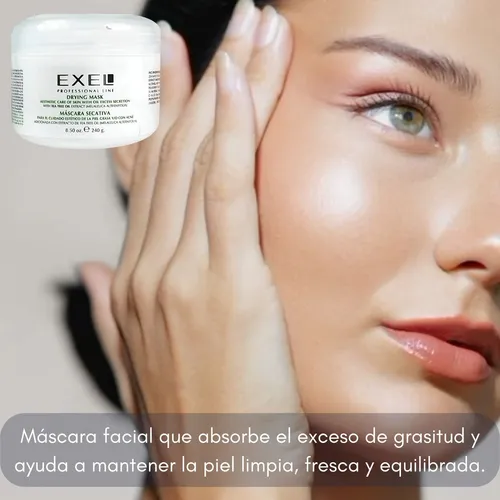 Mascara Secativa Acne Exel 240 Piel Grasa Mixta Regula Sebo