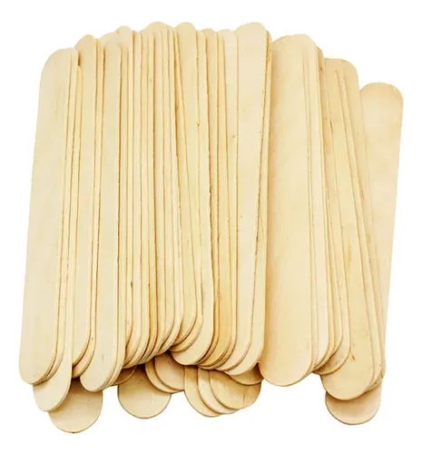 Encerado Con Depresor De Madera Desechable Tongue Ii, 50 Uni