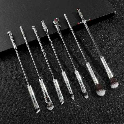 Set De Brochas De Maquillaje Hamowtux Potter Harry 7 Piezas