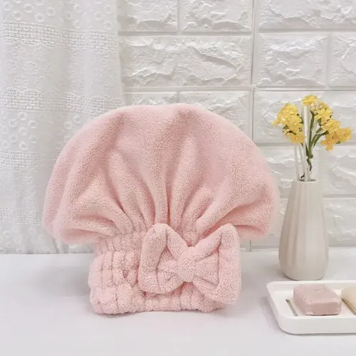 Gorro Toalla Microfibra Secado Rápido Del Cabello Antifrizz